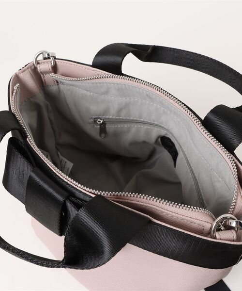 SALON de RUBAN（サロンドルヴァン）の「【SALON de RUBAN / サロン ド ルヴァン】 リボンミニトート（トートバッグ・レディース・ブラック/アイボリー/ライトグレー/ピンク・FREE）」の7枚目の写真