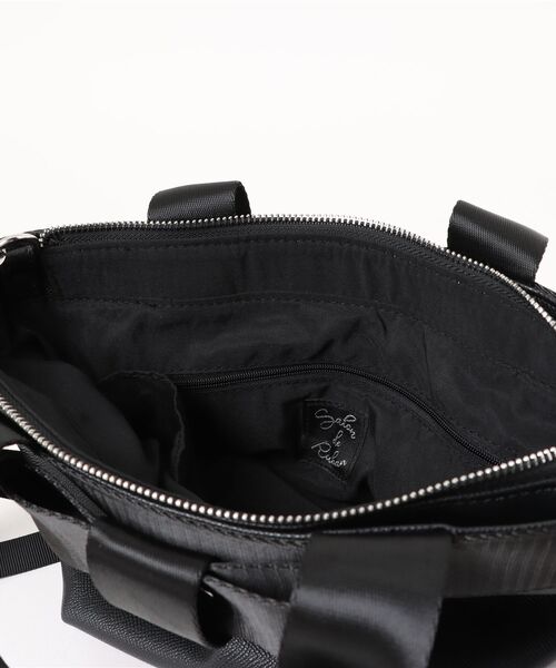 SALON de RUBAN（サロンドルヴァン）の「【SALON de RUBAN / サロン ド ルヴァン】 リボンミニトート（トートバッグ・レディース・ブラック/アイボリー/ライトグレー/ピンク・FREE）」の8枚目の写真