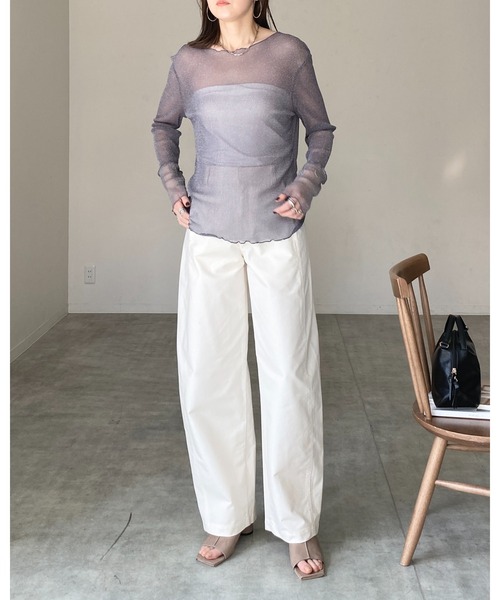 merlette カットソー トップス 長袖 スモック フリル Merlette | Topsの商品一覧 | 公式通販 Merlette NYC(マーレット