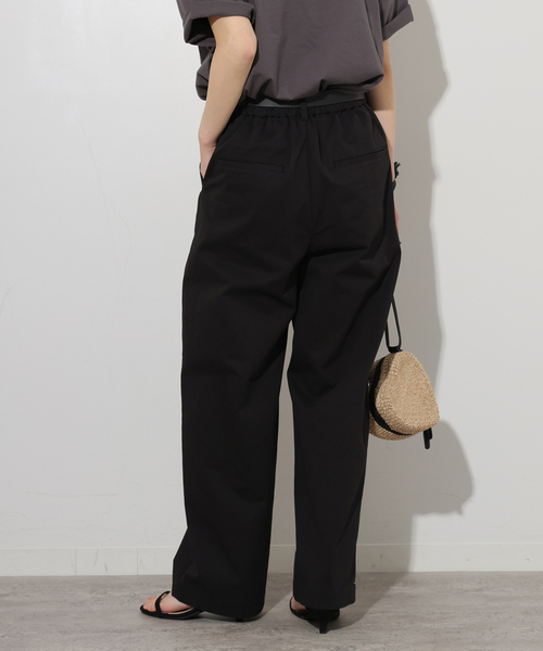 JOURNAL STANDARD relume(ジャーナルスタンダード レリューム)の「コットンツイル2タックパンツ(その他パンツ・レディース・ブラック/ベージュ・36/38)」の10枚目の写真