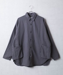 HOUSTON(q[Xg)́yT9zyHOUSTONzCOTTON LINEN WIDE SHIRT JACKET Rbg×l  ChVc WPbg 51369(̑AE^[)