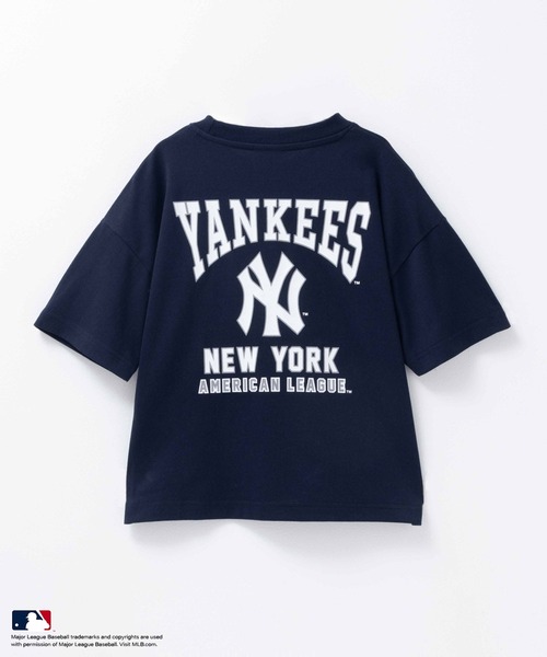 MLB ドジャース ヤンキース【PRO Standard】シェニー Tシャツ PEANUTS×MLB】オリジナルデザイン KIDS Tシャツ ヤンキース