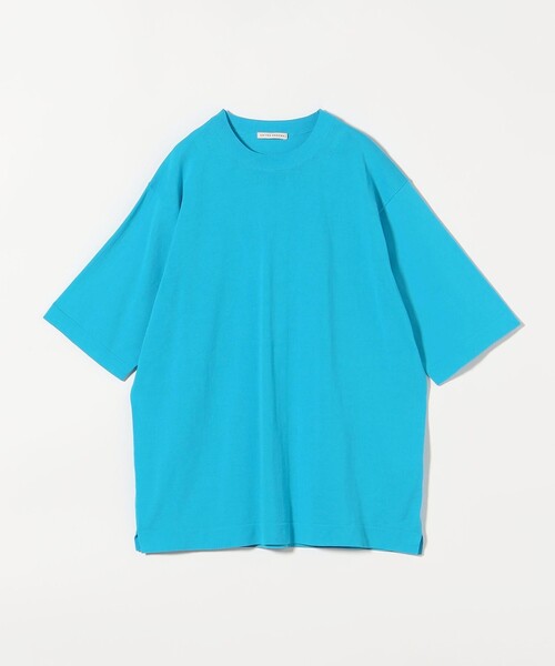 UNITED ARROWS（ユナイテッドアローズ）の「クレープ コットン ニット Tシャツ（Tシャツ/カットソー・メンズ・レッド/コバルトブルー/ナチュラル/ブラック・M/XL/S/L）」の22枚目の写真