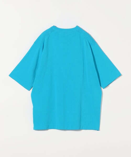 UNITED ARROWS（ユナイテッドアローズ）の「クレープ コットン ニット Tシャツ（Tシャツ/カットソー・メンズ・レッド/コバルトブルー/ナチュラル/ブラック・M/XL/S/L）」の21枚目の写真