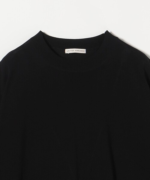 【美品】 ユナイテッドアローズ COTTON BACK SLIT Tシャツ 黒 H BEAUTY&YOUTH UNITED ARROWS（エイチビューティーアンドユース