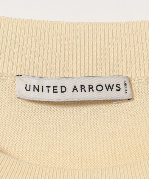 UNITED ARROWS（ユナイテッドアローズ）の「クレープ コットン ニット Tシャツ（Tシャツ/カットソー・メンズ・レッド/コバルトブルー/ナチュラル/ブラック・M/XL/S/L）」の14枚目の写真