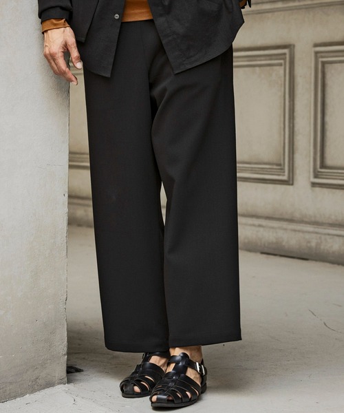 C DIEM(カルペディエム)の「C DIEM(カルペディエム)タックワイドパンツ(その他パンツ・メンズ・ブラック/ホワイト・M/L)」の15枚目の写真