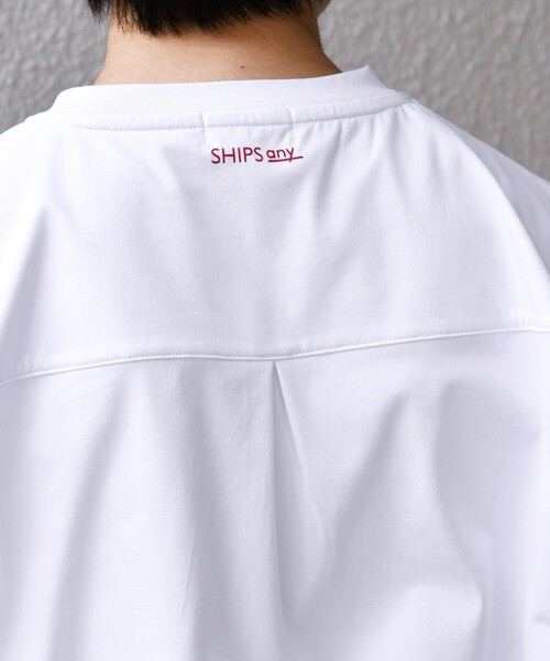 PRINCE(プリンス)の「【SHIPS any別注】prince:〈吸水速乾/UVカット/遮熱〉ボックス ロゴ 刺繍 スピンドル Tシャツ◇(Tシャツ/カットソー・メンズ・ホワイト/ブラック/グリーン・SMALL/MEDIUM/LARGE)」の16枚目の写真