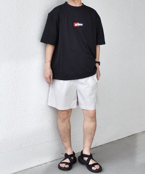 PRINCE(プリンス)の「【SHIPS any別注】prince:〈吸水速乾/UVカット/遮熱〉ボックス ロゴ 刺繍 スピンドル Tシャツ◇(Tシャツ/カットソー・メンズ・ホワイト/ブラック/グリーン・SMALL/MEDIUM/LARGE)」の17枚目の写真