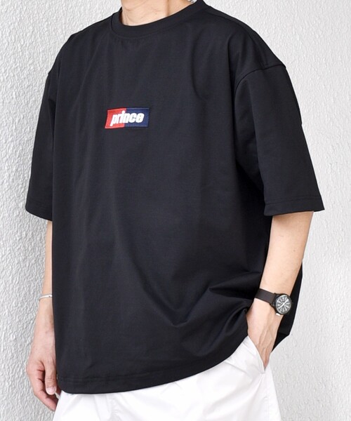 PRINCE(プリンス)の「【SHIPS any別注】prince:〈吸水速乾/UVカット/遮熱〉ボックス ロゴ 刺繍 スピンドル Tシャツ◇(Tシャツ/カットソー・メンズ・ホワイト/ブラック/グリーン・SMALL/MEDIUM/LARGE)」の20枚目の写真