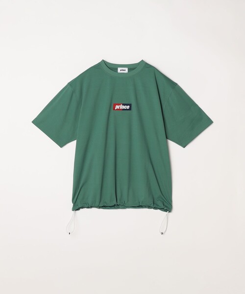 PRINCE(プリンス)の「【SHIPS any別注】prince:〈吸水速乾/UVカット/遮熱〉ボックス ロゴ 刺繍 スピンドル Tシャツ◇(Tシャツ/カットソー・メンズ・ホワイト/ブラック/グリーン・SMALL/MEDIUM/LARGE)」の5枚目の写真