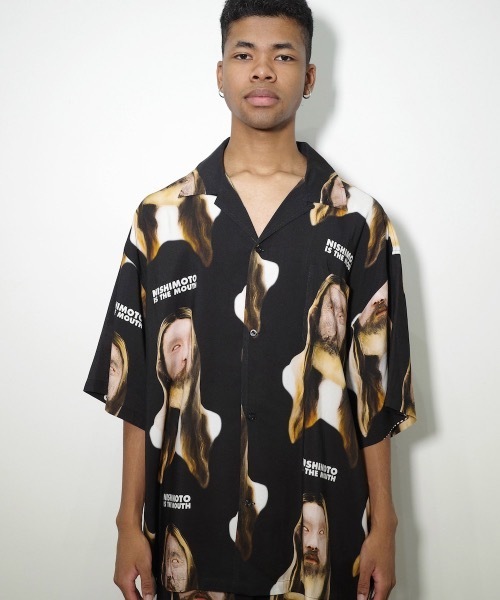 NISHIMOTO IS THE MOUTH(ニシモト イズ ザ マウス)の「HAWAIIAN SHIRT | NISHIMOTO IS THE MOUTH(シャツ/ブラウス・メンズ・ブラック・S/M/L/XL)」の7枚目の写真