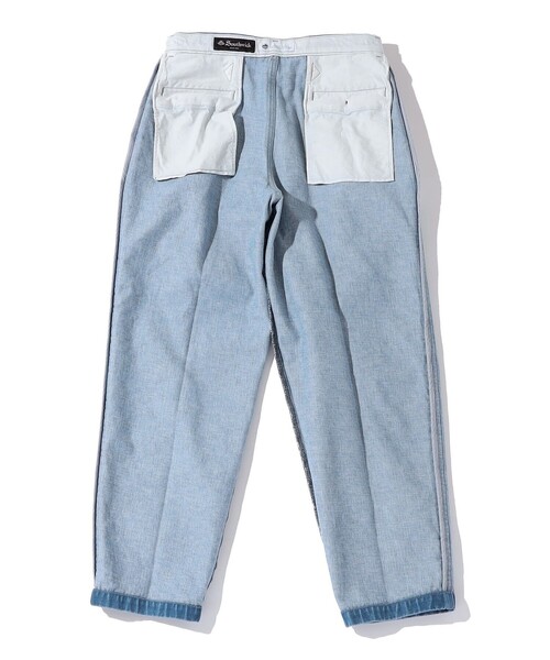 SHIPS(シップス)の「Southwick: Gate Label デニム イージー 1プリーツ パンツ(その他パンツ・メンズ・ライトブルー/ネイビー・SMALL/MEDIUM/LARGE/X-LARGE)」の15枚目の写真