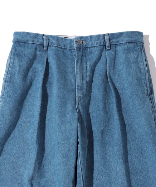 SHIPS(シップス)の「Southwick: Gate Label デニム イージー 1プリーツ パンツ(その他パンツ・メンズ・ライトブルー/ネイビー・SMALL/MEDIUM/LARGE/X-LARGE)」の18枚目の写真