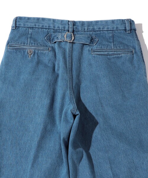 SHIPS(シップス)の「Southwick: Gate Label デニム イージー 1プリーツ パンツ(その他パンツ・メンズ・ライトブルー/ネイビー・SMALL/MEDIUM/LARGE/X-LARGE)」の19枚目の写真