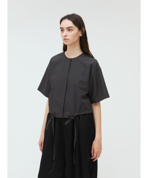 セール】mizuiro ind ドローストリングシャツ（シャツ/ブラウス