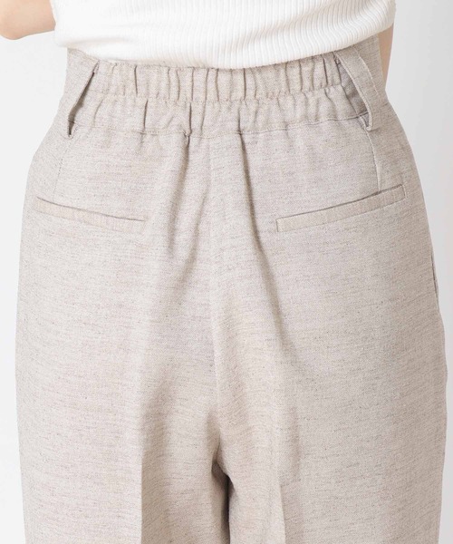 Three Four Time（ｽﾘｰﾌｫｰﾀｲﾑ）の「リネンライクベルトパンツ（スラックス・レディース・ベージュ・FREE）」の11枚目の写真