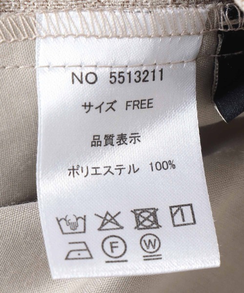 Three Four Time（ｽﾘｰﾌｫｰﾀｲﾑ）の「リネンライクベルトパンツ（スラックス・レディース・ベージュ・FREE）」の9枚目の写真