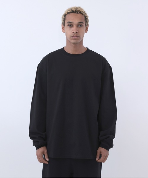 COMMON BASE（コモンベース）の「BLANK B L/S TEE | COMMON BASE（Tシャツ/カットソー・メンズ・ホワイト/ブラック/スモークピンク/ライトイエロー・MEDIUM/LARGE/X-LARGE）」の2枚目の写真
