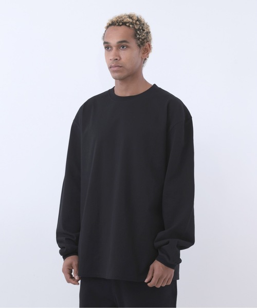 COMMON BASE（コモンベース）の「BLANK B L/S TEE | COMMON BASE（Tシャツ/カットソー・メンズ・ホワイト/ブラック/スモークピンク/ライトイエロー・MEDIUM/LARGE/X-LARGE）」の21枚目の写真