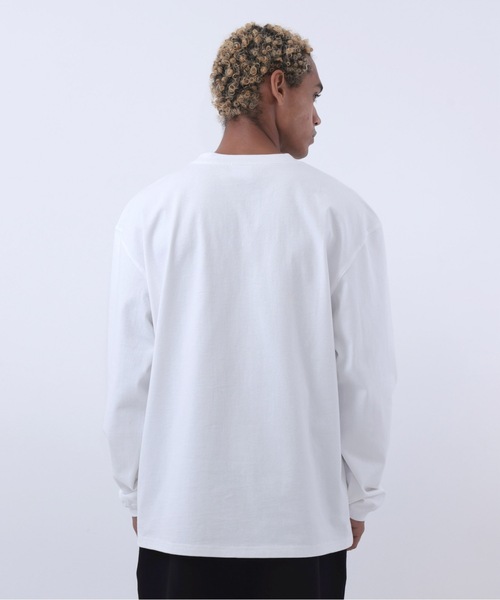 COMMON BASE（コモンベース）の「BLANK B L/S TEE | COMMON BASE（Tシャツ/カットソー・メンズ・ホワイト/ブラック/スモークピンク/ライトイエロー・MEDIUM/LARGE/X-LARGE）」の19枚目の写真