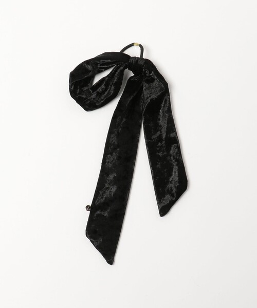 MARW UNITED ARROWS(マルゥ ユナイテッドアローズ)の「<MARW UNITED ARROWS>ベロア リボン ヘアゴム(その他ヘアアクセサリー・レディース・ブラック/ダークブラウン・FREE)」の2枚目の写真