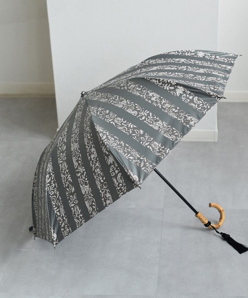 utatane（ウタタネ）の「日傘 完全遮光 晴雨兼用 ストライプ