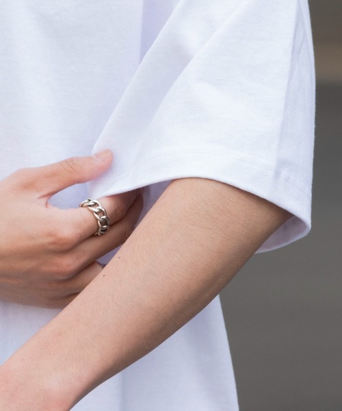 BEN DAVIS（ベンデイビス）の「∴WEGO/別注BENDAVISワンポイントT（Tシャツ/カットソー・メンズ・アッシュグレー/ブラック/ブラウン/ホワイト・LARGE/MEDIUM/SMALL）」の10枚目の写真