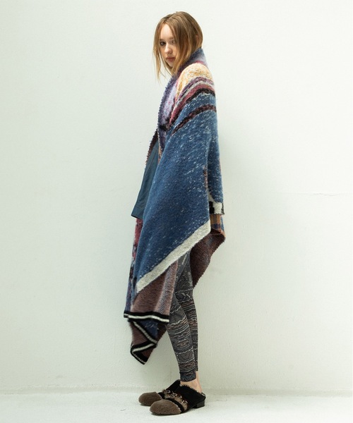 STOF（ストフ）の「STAR MOHAIR KNIT BLANKET（ストール/ショール