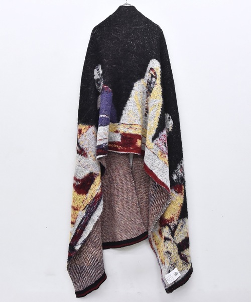 STOF(ストフ)の「STAR MOHAIR KNIT BLANKET(ストール/ショール・メンズ・ブルー/ブラック・FREE)」の16枚目の写真