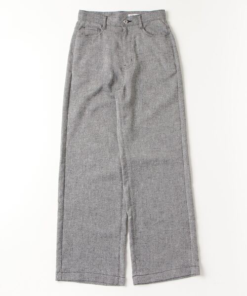 DOUBLE STANDARD CLOTHING(ダブルスタンダードクロージング)の「ダンガリーストレッチパンツ(デニムパンツ・レディース・ブラウン/ブラック・38/36)」の4枚目の写真