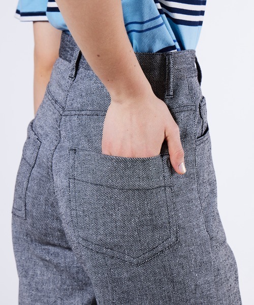 DOUBLE STANDARD CLOTHING(ダブルスタンダードクロージング)の「ダンガリーストレッチパンツ(デニムパンツ・レディース・ブラウン/ブラック・38/36)」の17枚目の写真