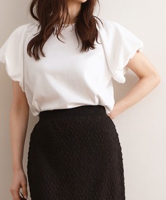 セール】ドロストスリーブカットトップス（Tシャツ/カットソー