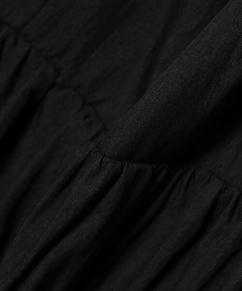 Ray BEAMS（レイビームス）の「シャーリング キャミ ワンピース [手洗い可]（ワンピース・レディース・ブラック/イエロー系その他5・1/0）」の10枚目の写真