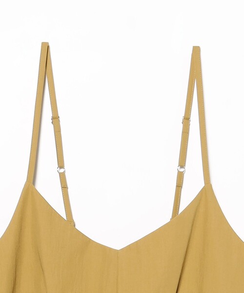 Ray BEAMS（レイビームス）の「シャーリング キャミ ワンピース [手洗い可]（ワンピース・レディース・ブラック/イエロー系その他5・1/0）」の12枚目の写真