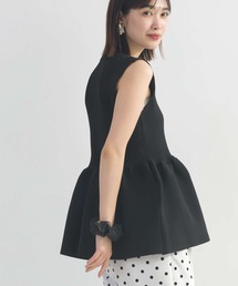 PICCIN PERLA | ノ-スリーブペプラムニット(ニット/セーター)