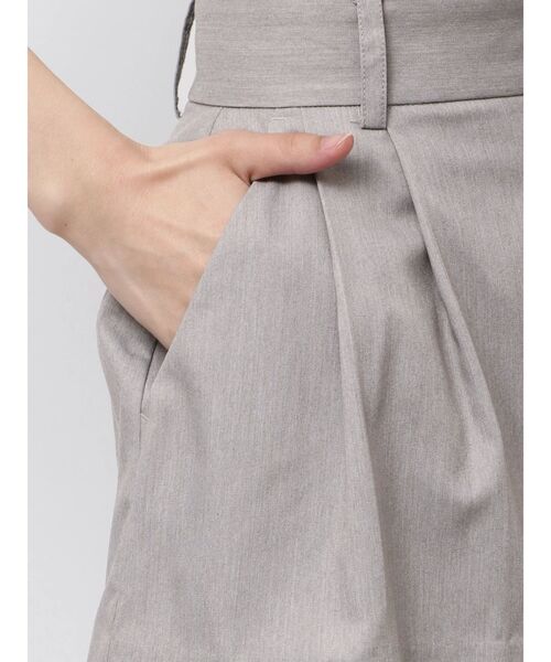 GYDA（ジェイダ）の「スレキデザインフレアショートパンツ（その他パンツ・レディース・グレー/ブラック・FREE）」の15枚目の写真