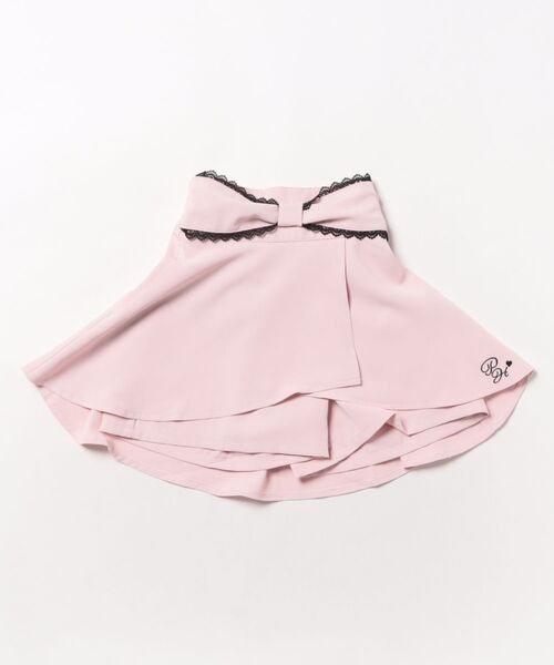 PINKHUNT(ピンクハント)の「PINKHUNT ピンクハント リボンウエストスカート風 ショートパンツ 0591K(その他パンツ・キッズ・ブラック/ベビーピンク・120cm/130cm/140cm/150cm/160cm)」の13枚目の写真