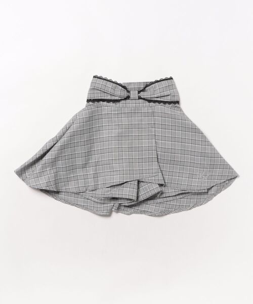 PINKHUNT(ピンクハント)の「PINKHUNT ピンクハント リボンウエストスカート風 ショートパンツ 0591K(その他パンツ・キッズ・ブラック/ベビーピンク・120cm/130cm/140cm/150cm/160cm)」の4枚目の写真