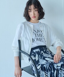 CAST:（キャストコロン）の「【イチオシ】シアーニットカーディガン（カーディガン/ボレロ）」