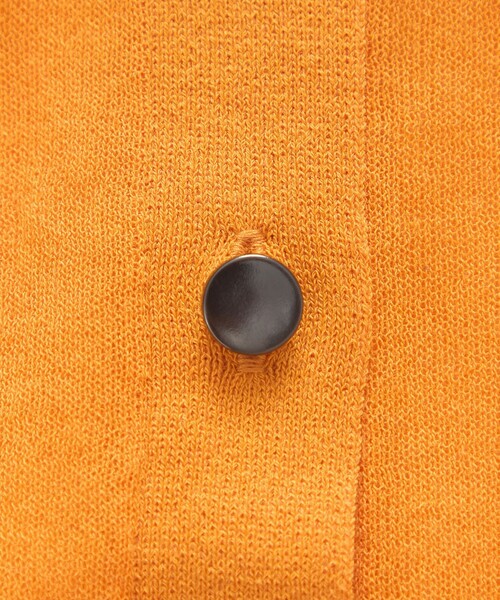 CAST:（キャストコロン）の「【イチオシ】シアーニットカーディガン（カーディガン/ボレロ・レディース・ホワイト/オレンジ/ブラック・M）」の7枚目の写真