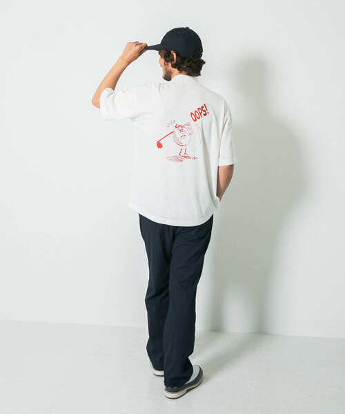 サルベージパブリックコレパ］ハク ニット モックネック Tシャツ