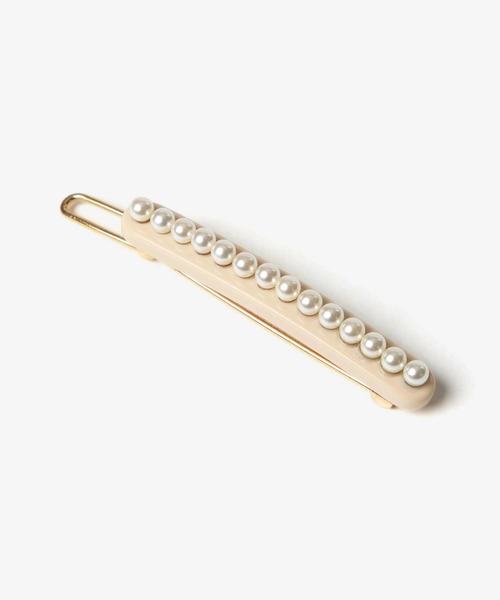 ALEXANDRE DE PARIS(アレクサンドルドゥパリ)の「ALEXANDRE DE PARIS BALL PINS アレクサンドル ドゥ パリ ボールピン ヘアピン(ヘアピン・レディース・ブラック/ベージュ・FREE)」の1枚目の写真