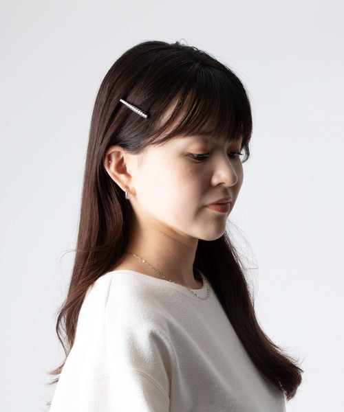 ALEXANDRE DE PARIS(アレクサンドルドゥパリ)の「ALEXANDRE DE PARIS BALL PINS アレクサンドル ドゥ パリ ボールピン ヘアピン(ヘアピン・レディース・ブラック/ベージュ・FREE)」の2枚目の写真