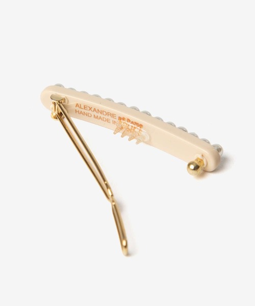 ALEXANDRE DE PARIS(アレクサンドルドゥパリ)の「ALEXANDRE DE PARIS BALL PINS アレクサンドル ドゥ パリ ボールピン ヘアピン(ヘアピン・レディース・ブラック/ベージュ・FREE)」の3枚目の写真