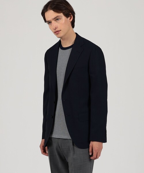 BRITISH MADE テーラードジャケット サイズS ホップサック BRITISH MADE ジャケット テーラードジャケット シングル