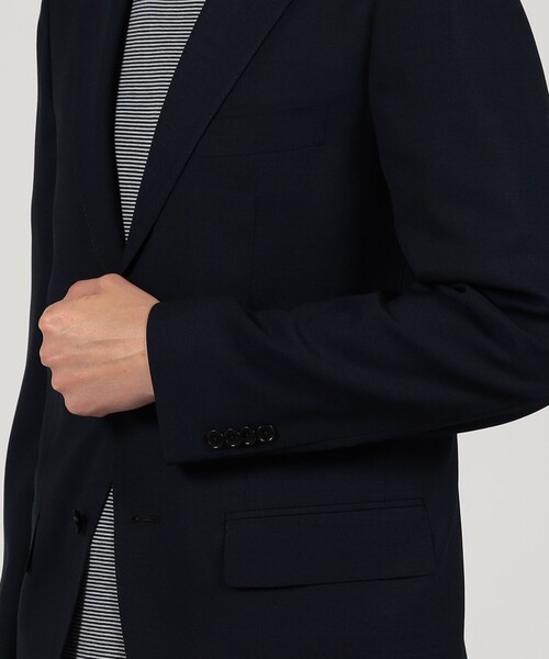 TOMORROWLAND （トゥモローランド）の「Super120'sウールポリエステル ホップサック シングルブレステッド2Bジャケット（テーラードジャケット・メンズ・チャコールグレー/ネイビー・52/50/48/46/44/42）」の9枚目の写真