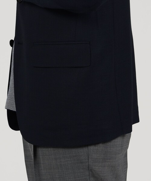 TOMORROWLAND （トゥモローランド）の「Super120'sウールポリエステル ホップサック シングルブレステッド2Bジャケット（テーラードジャケット・メンズ・チャコールグレー/ネイビー・52/50/48/46/44/42）」の10枚目の写真
