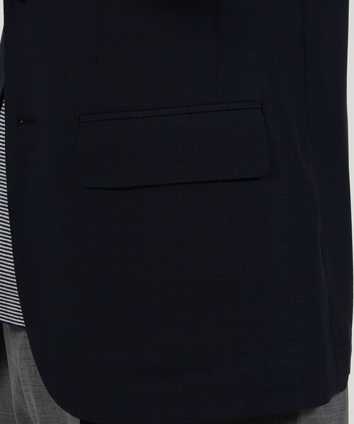 TOMORROWLAND （トゥモローランド）の「Super120'sウールポリエステル ホップサック シングルブレステッド2Bジャケット（テーラードジャケット・メンズ・チャコールグレー/ネイビー・52/50/48/46/44/42）」の12枚目の写真