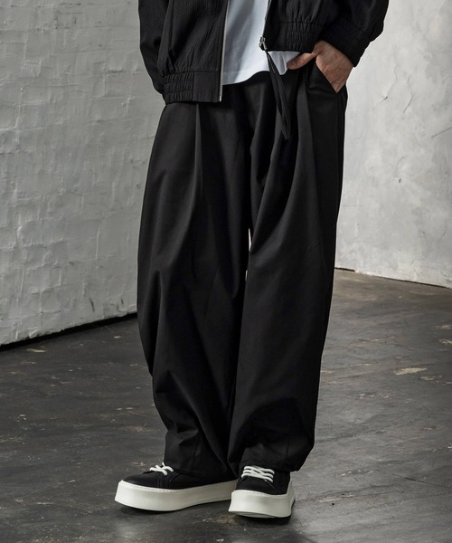 期間限定特別価格 セール】ドロストワイドパンツ（カーゴパンツ）｜+CLOSET スノーボード